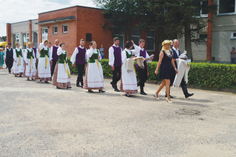 <strong>Eisena nusidriekė beveik per visą Kapčiamiestį.</strong>